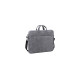 DEFENDER SOLID LEATHER BAG GREY 15.6"