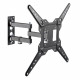 Maclean TV or monitor mount, universal, max VESA 400x400, 23-55", 30kg, black, MC-701N