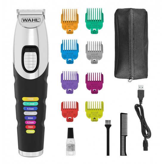Wahl Color Trim AC/Battery 8 1.3 cm Black, Stainless steel