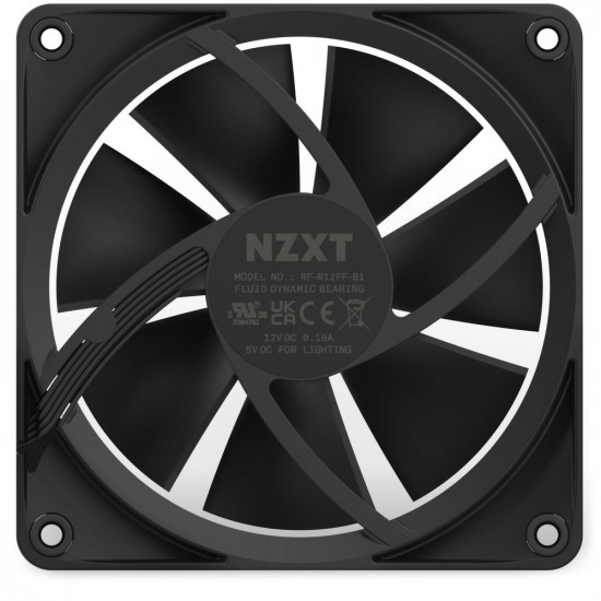 NZXT F120 RGB Computer case Fan 12 cm Black 1 pc(s)