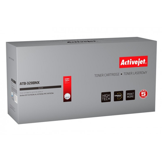 Activejet ATB-328BNX toner (replacement for Brother TN-328BK Supreme 8000 pages black)