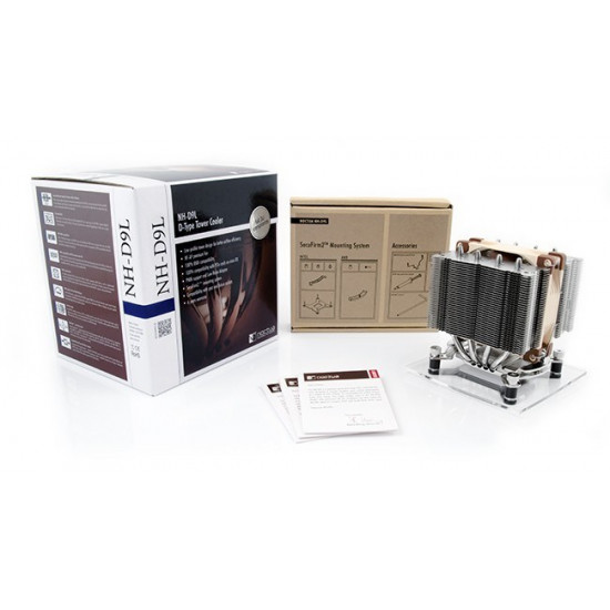 Noctua NH-D9L computer cooling component Processor Cooler 9.2 cm Metallic