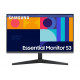 Samsung Essential Monitor S3 S33GC LED display 68.6 cm (27") 1920 x 1080 pixels Full HD Black