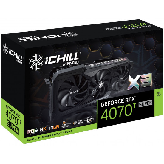 Inno3D iChill GEFORCE RTX 4070 Ti SUPER X3 NVIDIA 16 GB GDDR6X