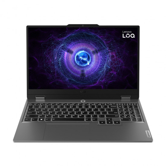 Lenovo LOQ Intel Core i5 i5-12450HX Laptop 39.6 cm (15.6") Full HD 16 GB DDR5-SDRAM 512 GB SSD NVIDIA GeForce RTX 4050 Wi-Fi 6 (802.11ax) Windows 11 Grey