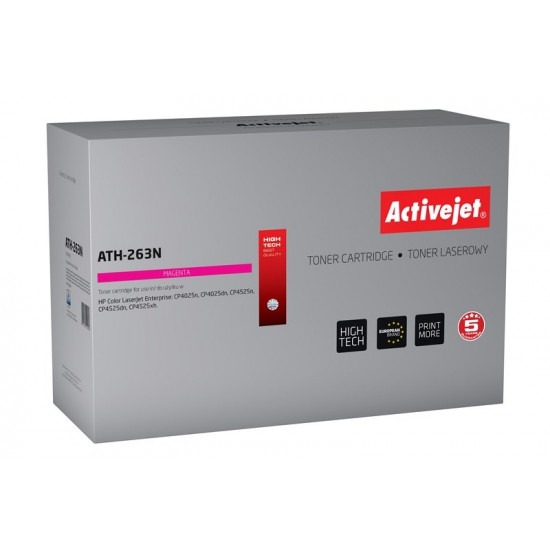 Activejet ATH-263N toner (replacement for HP CE263A Supreme 11000 pages magenta)