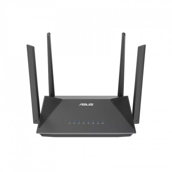 ASUS RT-AX52 AX1800 AiMesh wireless router Gigabit Ethernet Dual-band (2.4 GHz / 5 GHz) Black