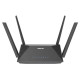 ASUS RT-AX52 AX1800 AiMesh wireless router Gigabit Ethernet Dual-band (2.4 GHz / 5 GHz) Black