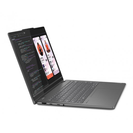 Lenovo Yoga 7 2-in-1 AMD Ryzen 7 8840HS Hybrid (2-in-1) 35.6 cm (14") Touchscreen WUXGA 16 GB LPDDR5x-SDRAM 512 GB SSD Wi-Fi 6E (802.11ax) Windows 11 Home Grey