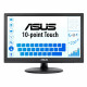 ASUS VT168HR computer monitor 39.6 cm (15.6") 1366 x 768 pixels WXGA LED Touchscreen Black