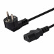 SAVIO CL-182 Power cable CEE 7/7 (E/F) IEC C13 10m