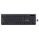 Activejet K-3911W Keyboard wireless black with 1x 1.5V AAA battery