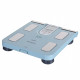 Omron BF511 Square Turquoise Electronic personal scale