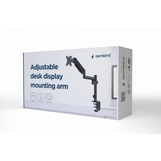 Gembird MA-DA1P-01 Adjustable desk display mounting arm, 17 -32 , up to 9 kg