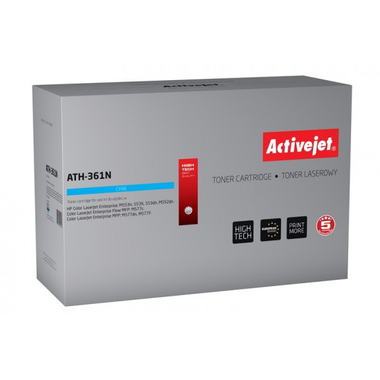 Activejet ATH-361N Toner (replacement for HP 508A CF361A Supreme 5000 pages cyan)