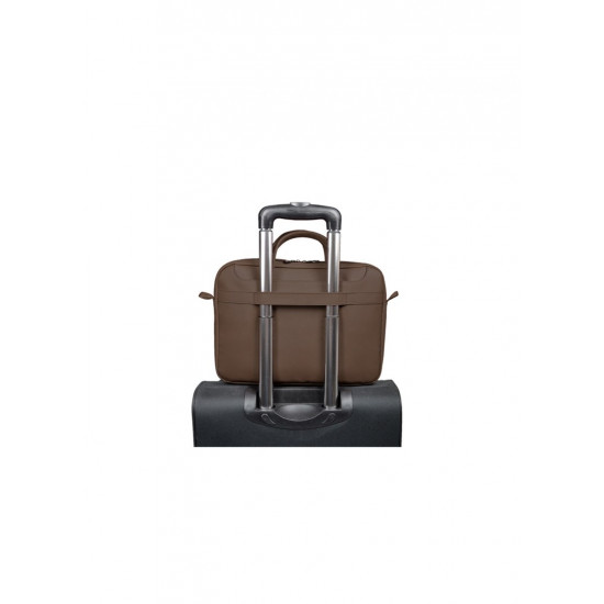 Port Designs Zurich Toploading notebook case 39.6 cm (15.6") Briefcase Brown