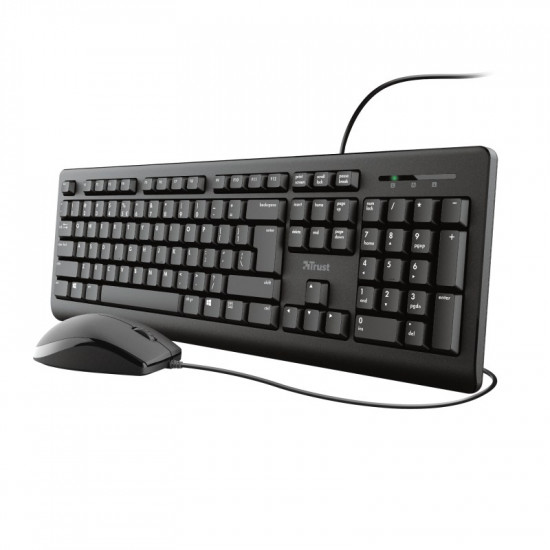 Trust Primo keyboard USB QWERTY US English Black