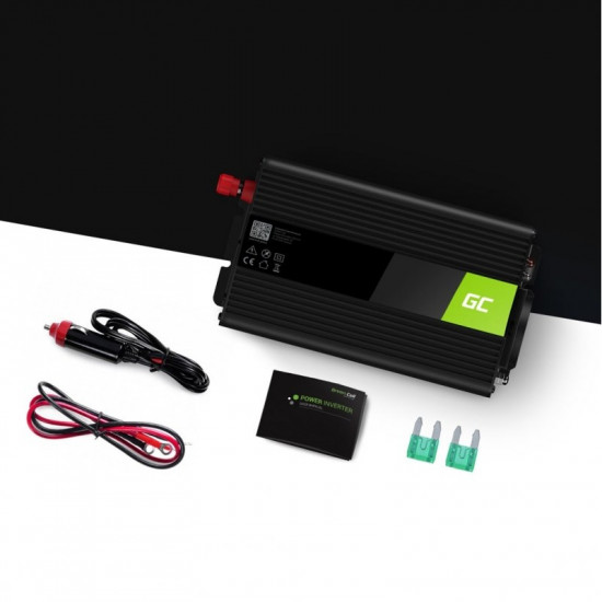 Green Cell INV14 power adapter/inverter Auto 300 W Black