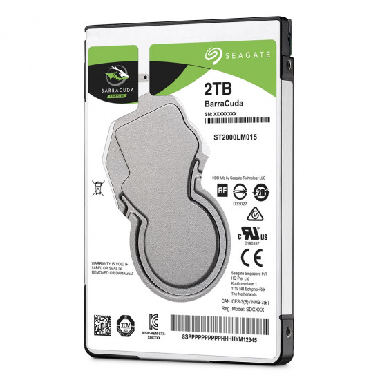 Seagate Barracuda 2.5" 2.5" 2000 GB Serial ATA III