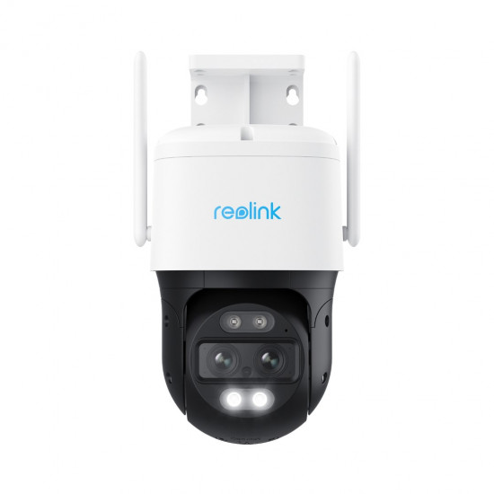 Reolink TrackMix Series W760 - 4K Outdoor Camera, Dual View, Auto-Zoom Tracking, 2.4/5Ghz Wi-Fi, Color Night Vision