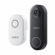 Reolink D340W - 5MP Video Doorbell with Chime, 2.4/5 GHz Wi-Fi, Person Detection, Two-Way Audio, Works with NVRs, white