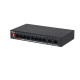 Dahua Technology PoE PFS3010-8ET-96-V2 network switch Unmanaged Gigabit Ethernet (10/100/1000) Power over Ethernet (PoE) Black