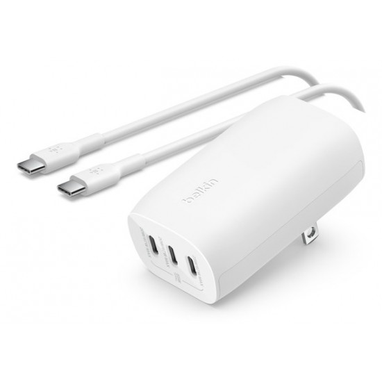 Belkin WCC002VFWH mobile device charger Laptop, Smartphone, Tablet White AC Fast charging Indoor