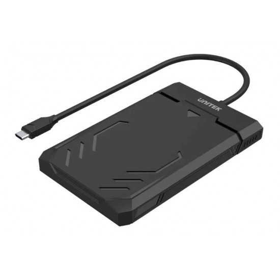 Unitek Y-3036A - DiskGuard Raiden 2.5" USB-C to SATA III 2.5 HDD/SSD Hard Disk Enclosure