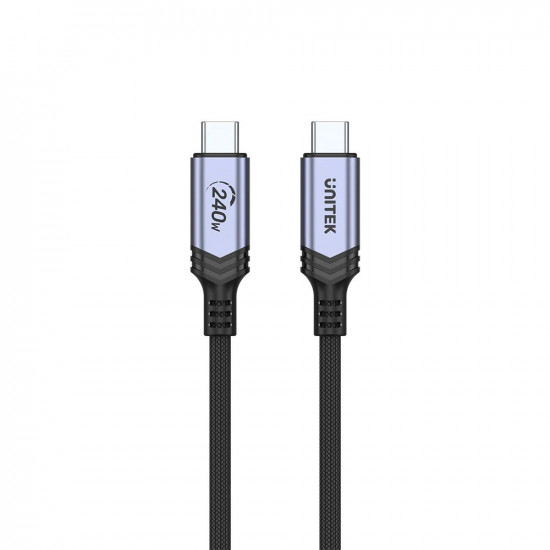 UNITEK CABLE USB-C, 240W, 2M