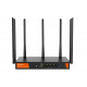 Tenda W30E AX3000 wireless router Gigabit Ethernet Dual-band (2.4 GHz / 5 GHz) Black