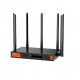 Tenda W30E AX3000 wireless router Gigabit Ethernet Dual-band (2.4 GHz / 5 GHz) Black