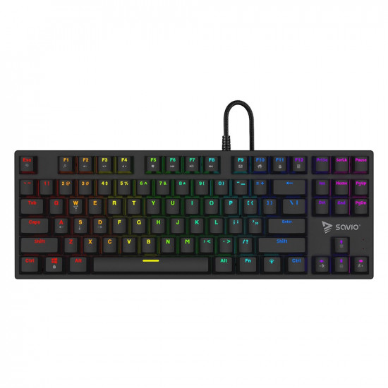 Savio Tempest x2 RGB mechanical keyboard, Outemu BLUE