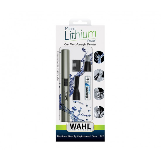 Wahl 5640-1016 bikini trimmer Wet & Dry Aluminium, Black