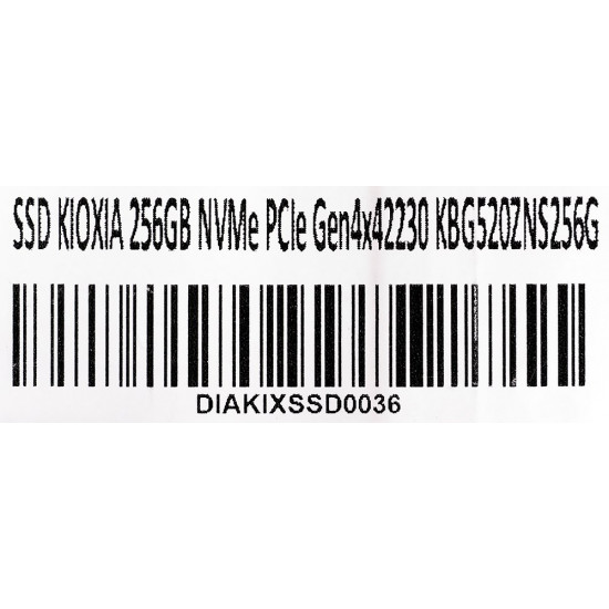 KIOXIA 256GB NVMe PCIe Gen4x4 2230 KBG520ZNS256G After the tests