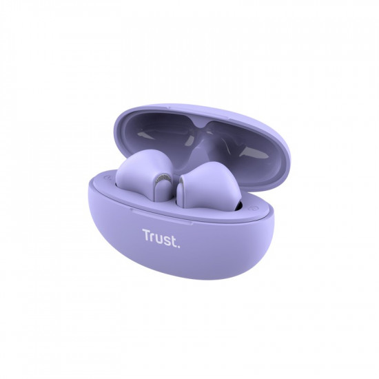 Trust Yavi Headset True Wireless Stereo (TWS) In-ear Calls/Music USB Type-C Bluetooth Purple