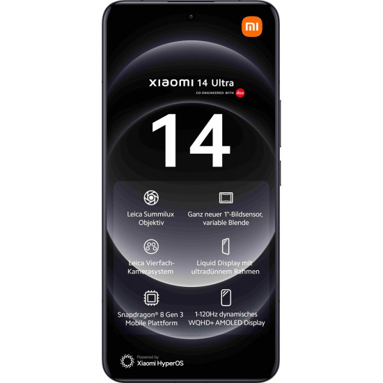 Smartfon Xiaomi 14 Ultra 5G DS 16/512GB Black