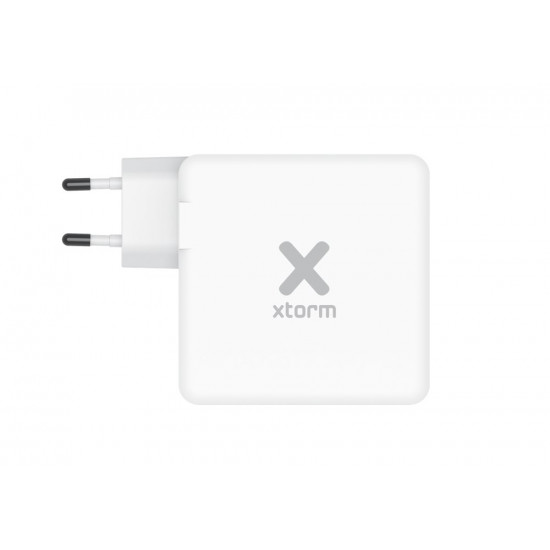 Xtorm 3-port USB charger 140W USB-C PD3.1 EPR GaN, white (USB-C PD EPR 140W, USB-C PD100W, USB-A QC 3.0)