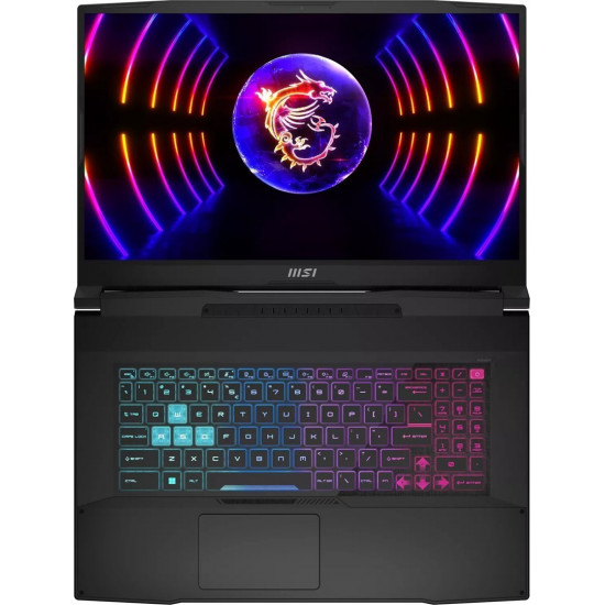 MSI Katana 17 B13VEK-1261XPL Intel Core i7 i7-13620H Laptop 17,3" Full HD 16 GB DDR5-SDRAM 1 TB SSD NVIDIA GeForce RTX 4050 Wi-Fi 6 (802.11ax) NoOS Black