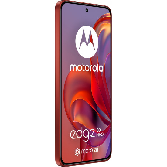 Motorola Edge 50 Neo 5G (6.4") 120Hz Dual SIM Android 14 5G USB Type-C 12 GB 512 GB 4310 mAh Poinciana Terracotta