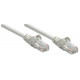 Intellinet Network Patch Cable, Cat5e, 2m, Grey, CCA, U/UTP, PVC, RJ45, Gold Plated Contacts, Snagless, Booted, Lifetime Warranty, Polybag