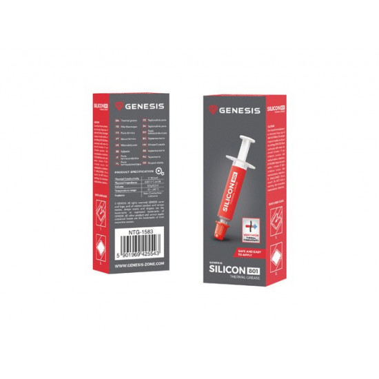 GENESIS SILICON 801 heat sink compound Thermal grease 0.5 g