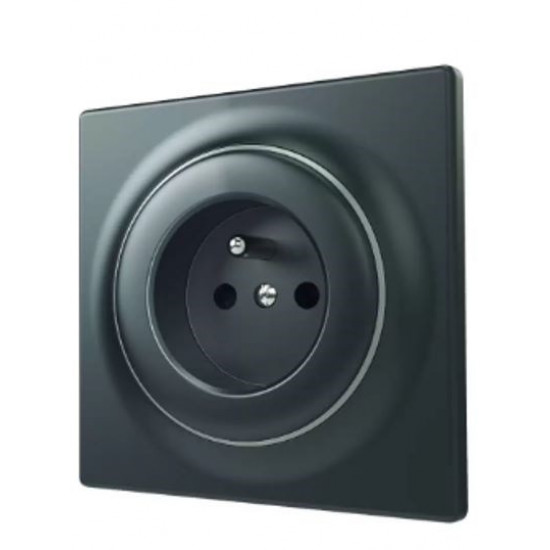 Fibaro outlet Walli Outlet N Type E anthracite FGWSONE-011-8