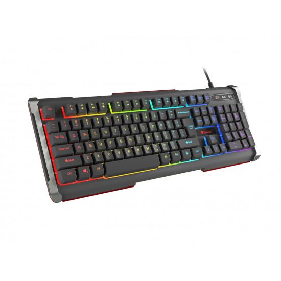 GENESIS RHOD 400 RGB keyboard Gaming USB QWERTY US International Black