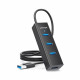 UNITEK Y-3089V01 interface hub USB 3.2 Gen 1 (3.1 Gen 1) Type-A 5000 Mbit/s Black