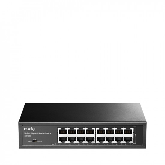 Cudy GS1016 network switch Gigabit Ethernet (10/100/1000) Black