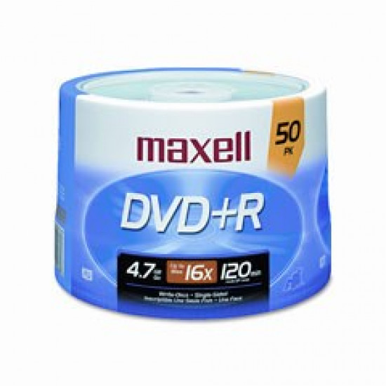 Maxell DVD+R 4.7GB 16x Spindle 50pk 50 pc(s)