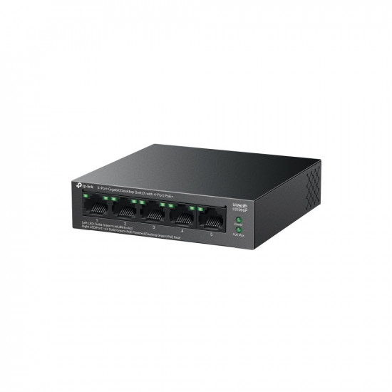 TP-Link LiteWave 5-Port Gigabit Desktop Switch with 4-Port PoE+