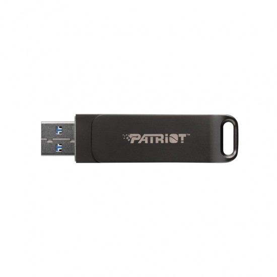 Flashdrive PATRIOT Rage R550 256GB 100 MB/S USB A+C Swivel Design (PE256GR550DSAD) Black