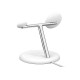 Belkin WIZ009VFWH-V2 - magnetic 3-in-1 wireless charging stand with Qi2 15W, white