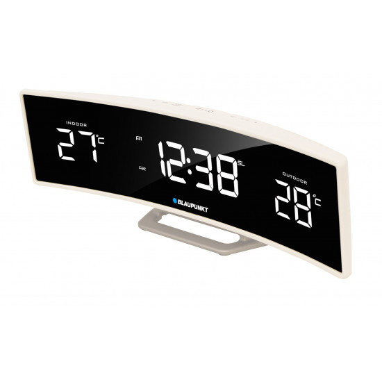 Blaupunkt CR12WH alarm clock Digital alarm clock Black, White